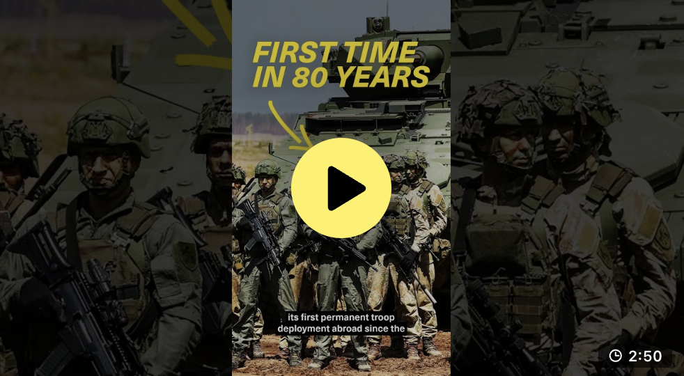 Why Germany is rearming its military